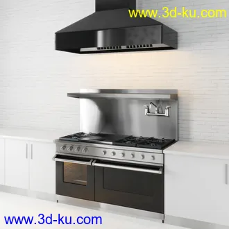 灶台,水槽,厨房设备,厨房电器等模型合集的图片35