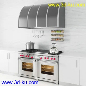 灶台,水槽,厨房设备,厨房电器等模型合集的图片39