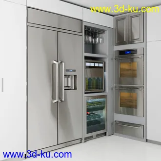 灶台,水槽,厨房设备,厨房电器等模型合集的图片40