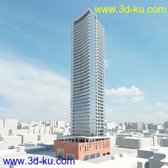 现代楼房,大厦建筑,摩天大楼,CBD,商务大厦,商务中心等模型合集的图片