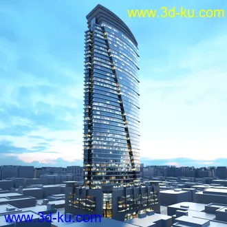 现代楼房,大厦建筑,摩天大楼,CBD,商务大厦,商务中心等模型合集的图片49