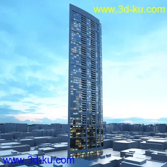 现代楼房,大厦建筑,摩天大楼,CBD,商务大厦,商务中心等模型合集的图片60