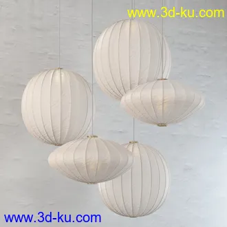 灯模型,台灯,吊灯,油灯,电灯等模型36个的图片