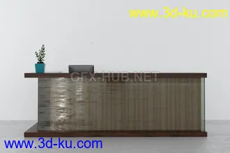 接待处,前台,公司前台模型合集的图片