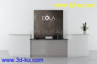 接待处,前台,公司前台模型合集的图片