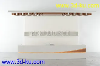 接待处,前台,公司前台模型合集的图片