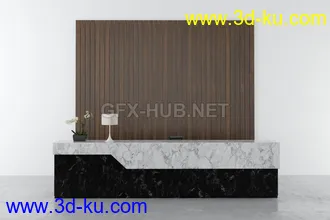 接待处,前台,公司前台模型合集的图片