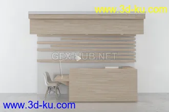 接待处,前台,公司前台模型合集的图片