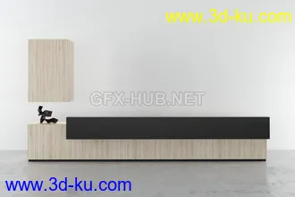 接待处,前台,公司前台模型合集的图片