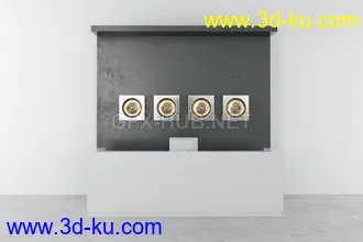 接待处,前台,公司前台模型合集的图片37