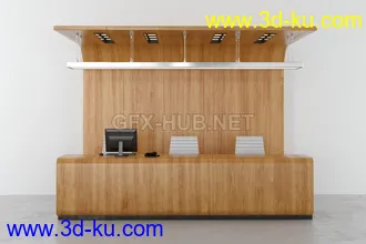 接待处,前台,公司前台模型合集的图片39