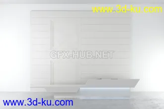 接待处,前台,公司前台模型合集的图片42