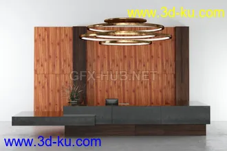 接待处,前台,公司前台模型合集的图片44