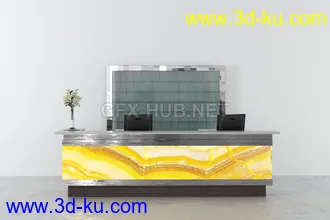 接待处,前台,公司前台模型合集的图片46