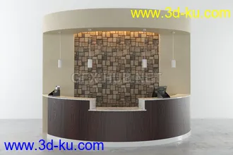 接待处,前台,公司前台模型合集的图片48