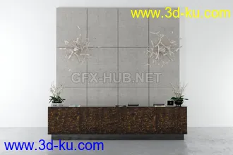 接待处,前台,公司前台模型合集的图片49