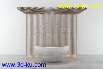 接待处,前台,公司前台模型合集的图片52