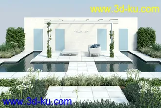 园林场景,园林建筑,园林设计等模型50个的图片3