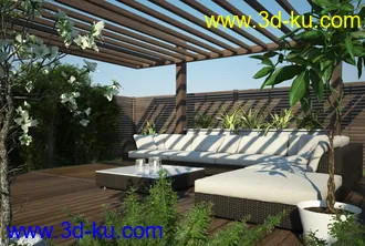 园林场景,园林建筑,园林设计等模型50个的图片9