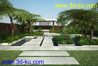 园林场景,园林建筑,园林设计等模型50个的图片12