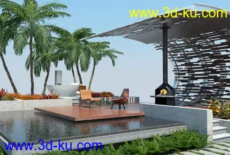 园林场景,园林建筑,园林设计等模型50个的图片14