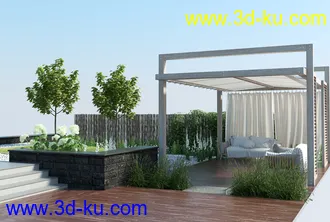 园林场景,园林建筑,园林设计等模型50个的图片21