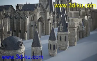 哥特风格建筑模型的图片11