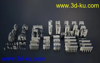 哥特风格建筑模型的图片12