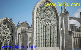 哥特风格建筑模型的图片13