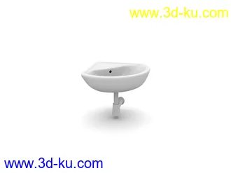 卫生间洗脸盆模型,洗手盆模型合集共26个的图片