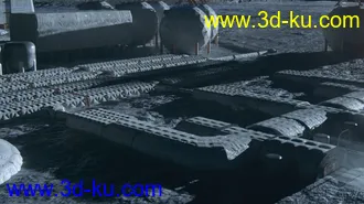 太空营地模型,太空殖民地,宇宙基地,星球基地模型的图片