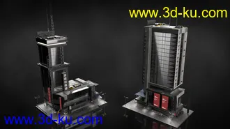 未来巨大城市模型,科幻城市模型,新上海模型的图片
