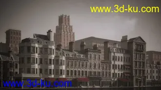 19世纪美国建筑模型,行政区大楼模型的图片