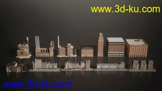 19世纪美国建筑模型,行政区大楼模型的图片