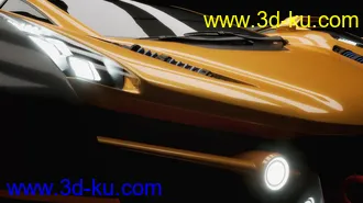 超级跑车模型,汽车部件,汽车零件,轮胎,引擎,尾翼,座椅,挡泥板,车身等模型的图片