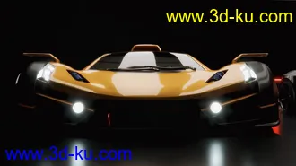 超级跑车模型,汽车部件,汽车零件,轮胎,引擎,尾翼,座椅,挡泥板,车身等模型的图片