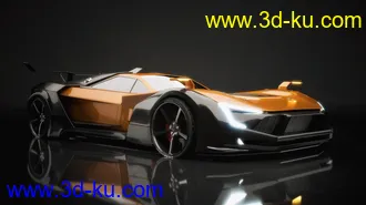 超级跑车模型,汽车部件,汽车零件,轮胎,引擎,尾翼,座椅,挡泥板,车身等模型的图片