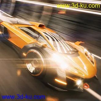 超级跑车模型,汽车部件,汽车零件,轮胎,引擎,尾翼,座椅,挡泥板,车身等模型的图片