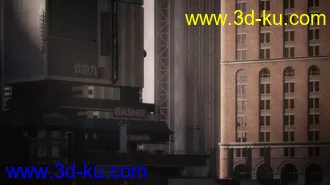摩天大楼模型,现在城市高楼大厦模型的图片