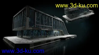 未来城市模型,科幻城市建筑模型,高科技城市建筑模型的图片