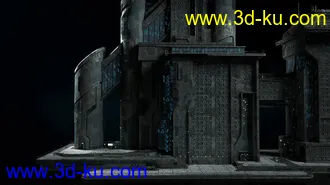 未来城市模型,科幻城市建筑模型,高科技城市建筑模型的图片