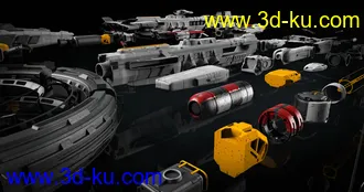 宇宙飞船模型,航天飞船,太空飞船模型,引擎、推进器、助推器等零件模型的图片