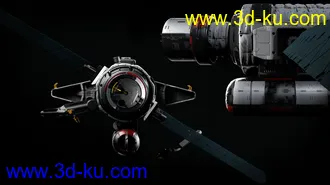 宇宙飞船模型,航天飞船,太空飞船模型,引擎、推进器、助推器等零件模型的图片