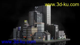 新东京模型,高楼大厦模型,超大城市模型,现代现建筑模型,日本东京建筑模型的图片