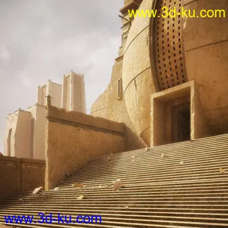 古庙模型,神庙模型,神殿模型,玛雅文明,南美洲神殿模型,庙宇建筑模型的图片3