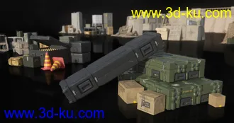 军事哨所模型,军事营地模型,军事基地模型,军事训练营模型,兵营模型的图片