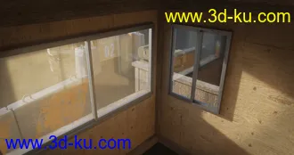 军事哨所模型,军事营地模型,军事基地模型,军事训练营模型,兵营模型的图片