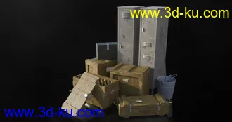 军事哨所模型,军事营地模型,军事基地模型,军事训练营模型,兵营模型的图片