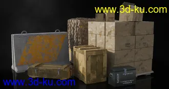 军事哨所模型,军事营地模型,军事基地模型,军事训练营模型,兵营模型的图片34