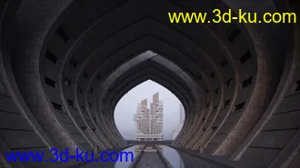 未来城市模型,未来建筑模型,科幻城市建筑模型的图片